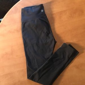 ATHLETA Gray Body Full Length Leggings Size M